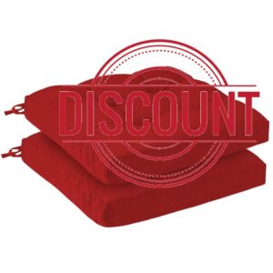 Outdoor Garden Chair Cushions Set of 2