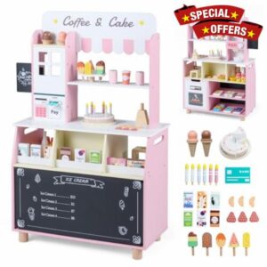 COSTWAY Kids Ice Cream Shop