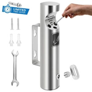 Stainless Steel Wall-Mounted Bin