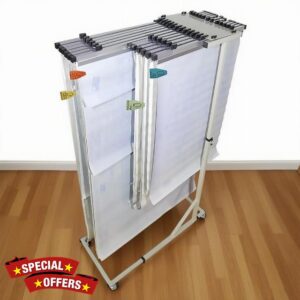Blueprint Storage Racks with Adjustable Hangers for A0 to A2 Sizes