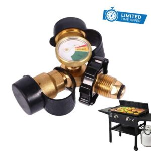 Propane Bottles Y Splitter | 2-Way Propane Bottles Y Splitter Connection