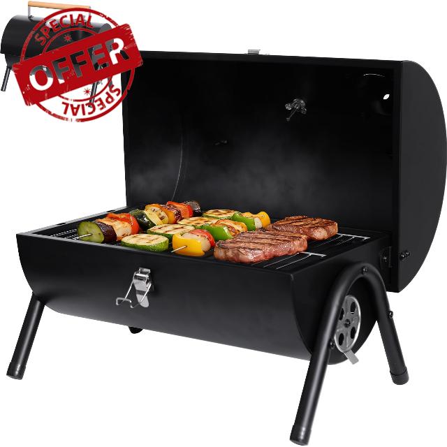 REDCAMP Portable Charcoal BBQ Grill
