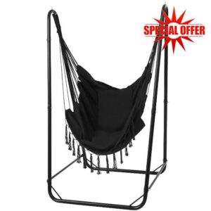 U-Shaped Hammock Chair with Stand