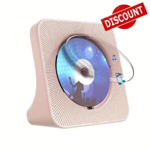 Desktop CD Players for Home with Cable and Adapter