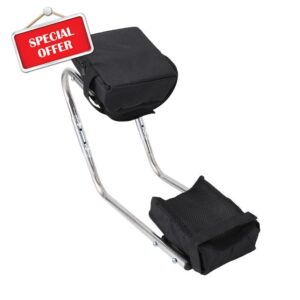 Knee Seat Gardening Tool - Stainless Steel Ergonomic Ankle Support