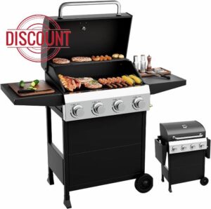 4 Burner Propane Gas BBQ Grill