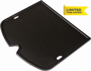 7034 Cast Iron Griddle for Weber Traveler Portable Gas Grill
