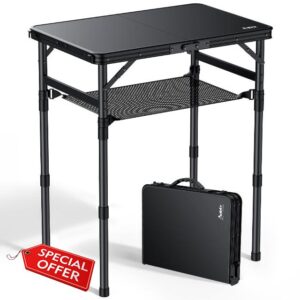 Anbte 2ft Small Folding Camping Table