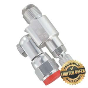 Locking Valve Swivel AntiSaliva Valve 287030 for Airless Paint Sprayers Fits 7/8 Thread Size Tools Including Inline Valves and Nozzle Extensions (C)