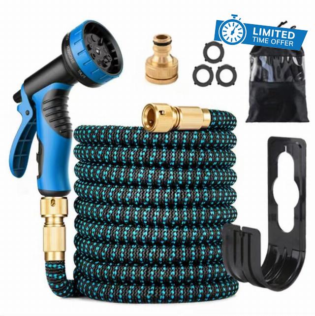 High-quality flexible garden hoses with robust triple latex core