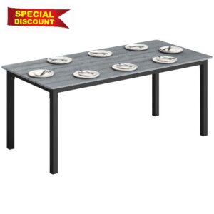 Outsunny Garden Dining Table for 6-8 Person
