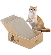 Cat Scratcher 2-in-1 Cat Scratching Couch Board Cats Scratchers Scratch Pad Reversible Cardboard ...