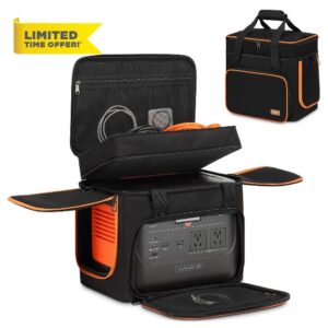 Portable Carrying Case Compatible with Jackery Explorer 1000/1000 v2/880/1500 pro