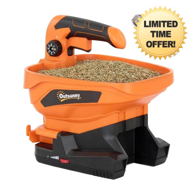 Outsunny Cordless Spreader