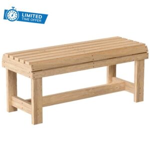 Outsunny Wooden Garden Bench