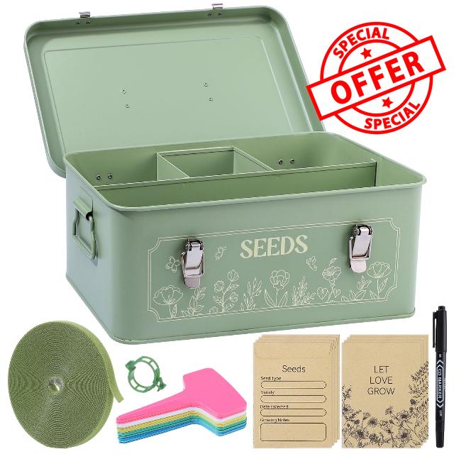uoshen Seed Storage Box Organiser