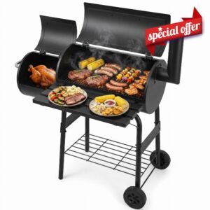 Charcoal BBQ Drum Barrel Grill