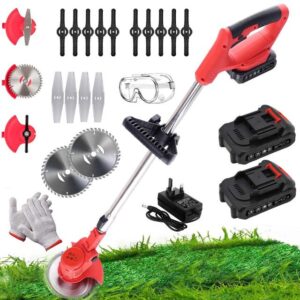 Cordless Strimmer Electric with Battery and Charger