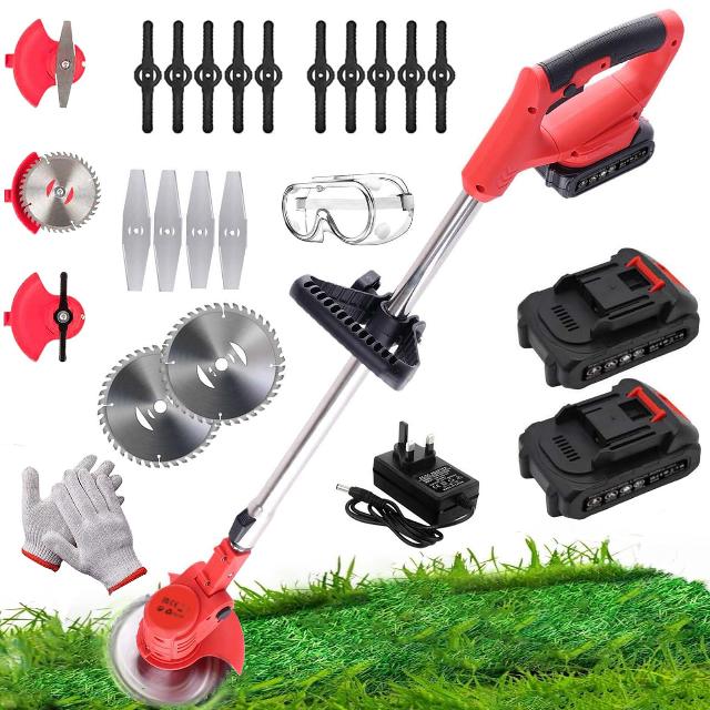 Cordless Strimmer Electric with Battery and Charger