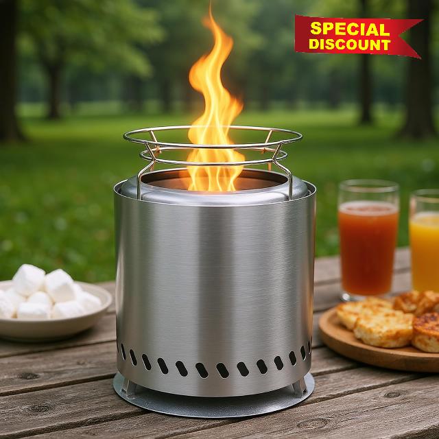 Smokeless 18cm Tabletop Fire Pit