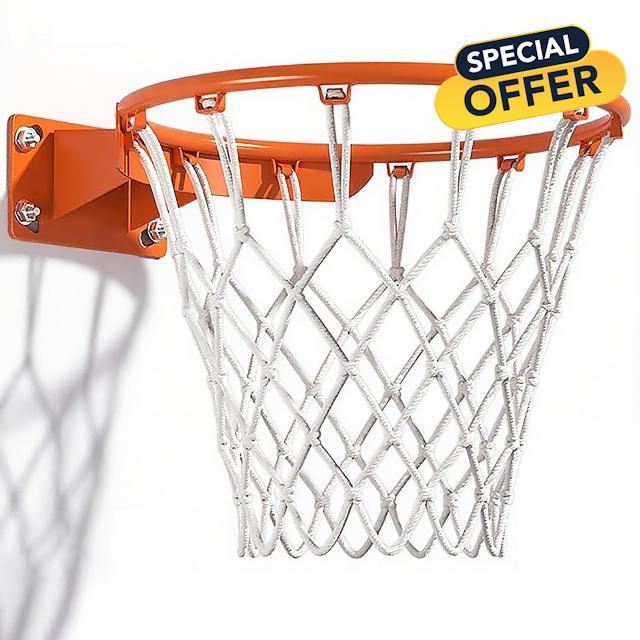 Heavy-Duty Basketball Hoop with Shock-Absorbing Spring