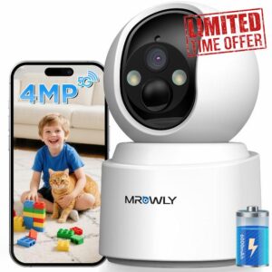 Battery Operated Indoor Camera 2.5K (4MP)