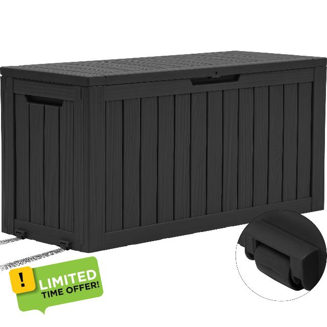 YITAHOME Outdoor Storage Box with Wheels