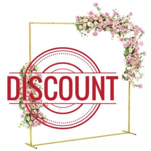 Outsunny 6.6 FT Wedding Arch Backdrop Stand