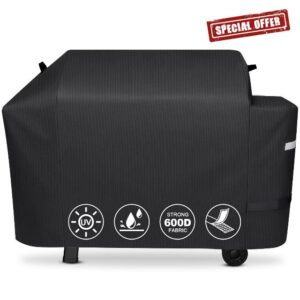 Denmay Grill Cover for Weber Searwood XL 600 Wood Pellet Grill