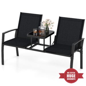 COSTWAY 2 Seater Garden Loveseat
