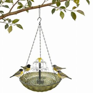 Hanging Solar Bird Bath Fountain