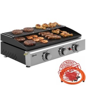 Outsunny 3 Burner Grill Griddle