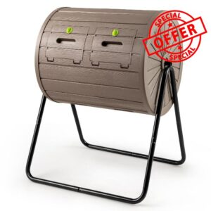 COSTWAY 142L Tumbling Composter