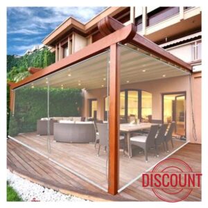 STRMAX Patio Clear Roller Blinds