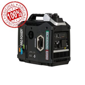 Silent Petrol Inverter Generator 2000W – 1.8 kW Rated / 2.0 kW Max Portable Gasoline Powered Generator with Low Noise Copper Alternator