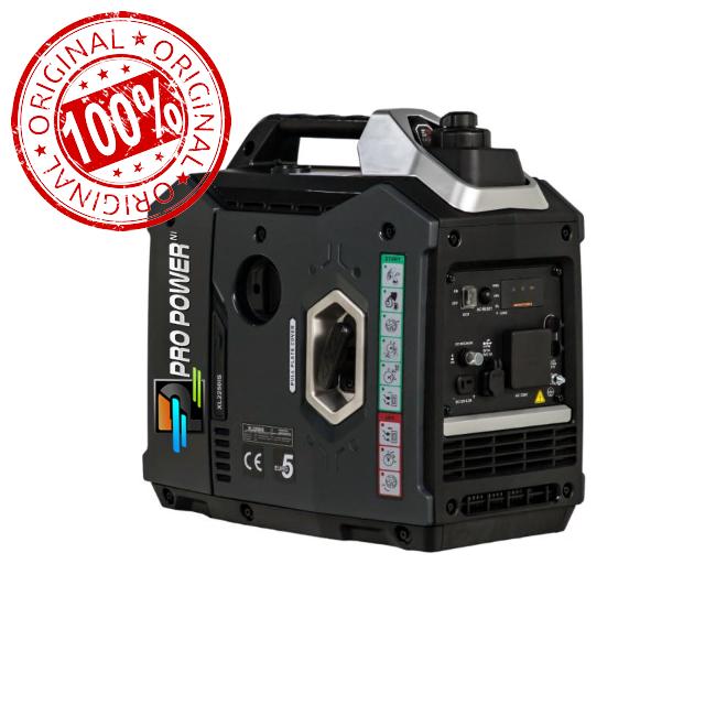 Silent Petrol Inverter Generator 2000W – 1.8 kW Rated / 2.0 kW Max Portable Gasoline Powered Generator with Low Noise Copper Alternator