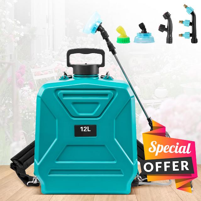 12L Battery Powered Backpack Pressure Sprayer