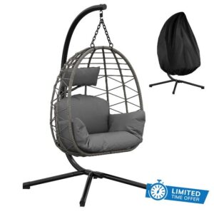 Heavy Duty Hanging Egg Chair with Stand