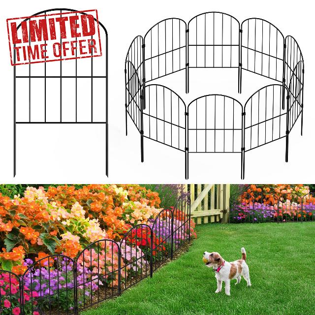 LIANTRAL Decorative Garden Fence 25 Panels