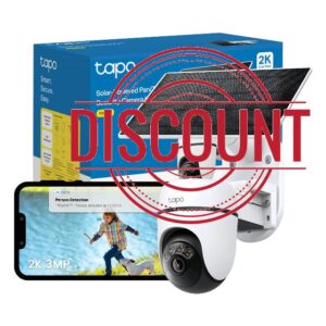Tapo TC90 KIT 2K 3MP Solar Security Camera Outdoor Wireless