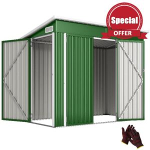 Outsunny 7.5 x 4.3ft Metal Garden Storage Shed