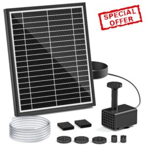 Solar Fountain Pump for Bird Bath