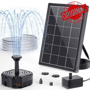 POPOSOAP 4W Solar Water Fountain with Filter Kit