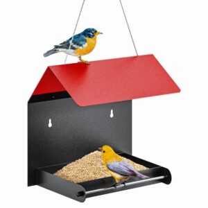 FANHAO Metal Bird Feeder for Outdoor