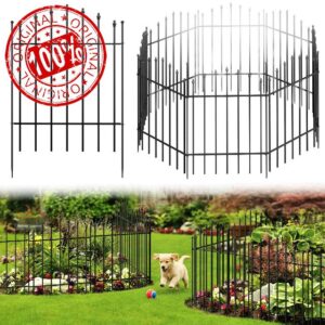 5 Pcs Metal Garden Fence Panels