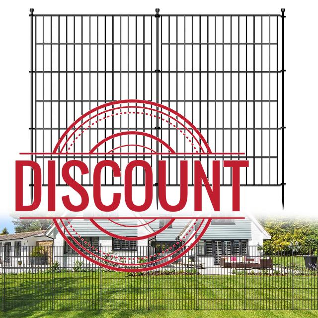 10 Panels No Dig Decorative Garden Fence