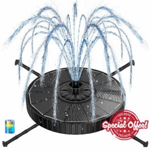 Yzert Solar Fountain with Rotating Rods