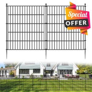 10 Panels No Dig Decorative Garden Fence