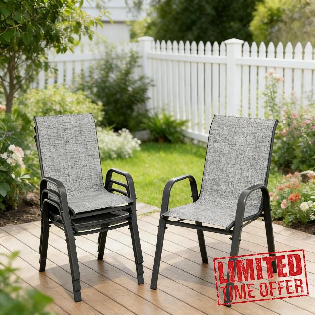 Gotland Create a Relaxing Outdoor Space with 4 Piece Patio Chairs