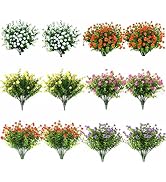 Artificial Hanging Plants with Pot, Fake Vines Plants, Faux Fake Indoor Trailing Plants Decor, Eu...